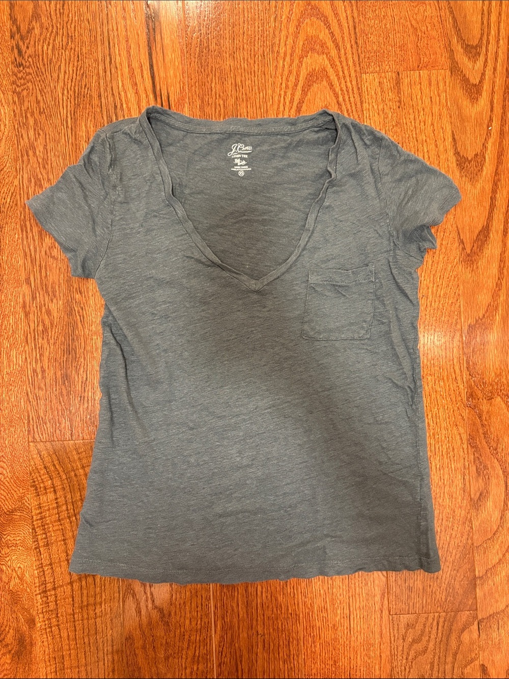 J. Crew 100% Linen Tee